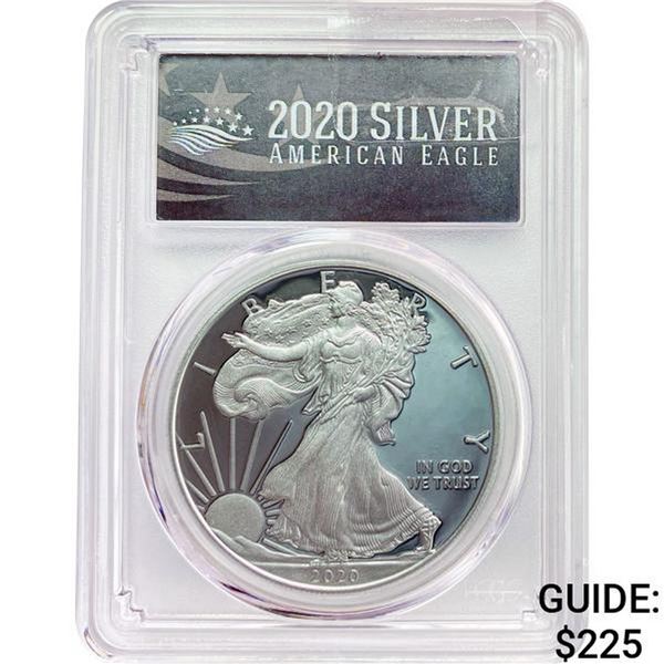 2020-W Silver Eagle PCGS PR70DCAM