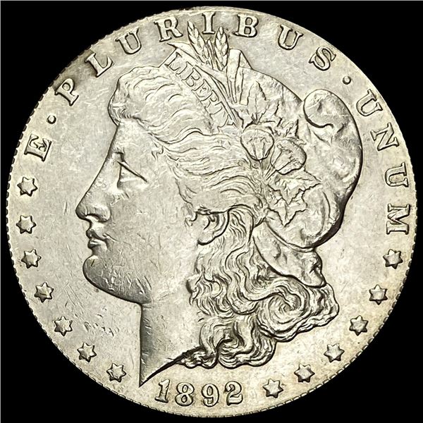 CLOSELY UNCIRCULATED 1892-S Silver Morgan Dollar