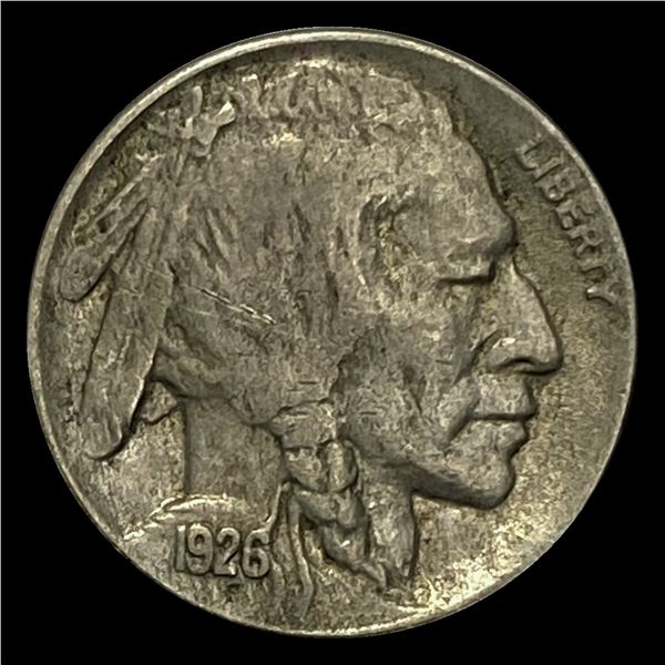 LIGHTLY CIRCULATED 1926-D Buffalo Nickel