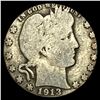 Image 1 : NICELY CIRCULATED 1913 Barber Quarter
