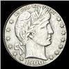 Image 1 : CLOSELY UNCIRCULATED 1900 Barber Silver Quarter
