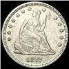 Image 1 : CLOSELY UNCIRCULATED 1877-S Silver Seated Liberty Quarter
