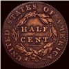 Image 2 : CLOSELY UNCIRCULATED 1832 Copper Half Cent