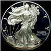 Image 1 : GEM PROOF 2002-W Silver American Eagle Proof 1 oz $1
