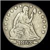 Image 1 : LIGHTLY CIRCULATED 1853 Arrows Seated Liberty Silver Quarter