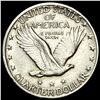 Image 2 : CLOSELY UNCIRCULATED 1924-S Silver Standing Liberty Quarter