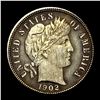 Image 1 : UNCIRCULATED 1902 Silver Barber Dime