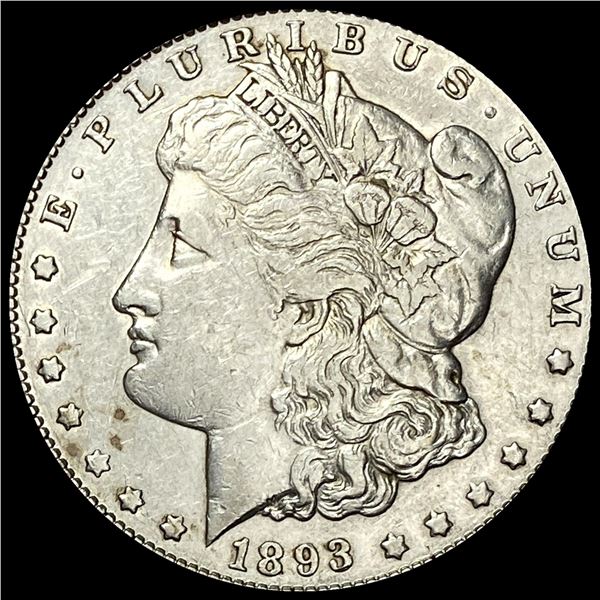 CLOSELY UNCIRCULATED 1893 Silver Morgan Dollar