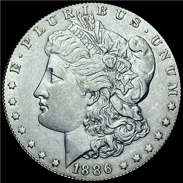 CHOICE AU 1886-O Silver Morgan Dollar
