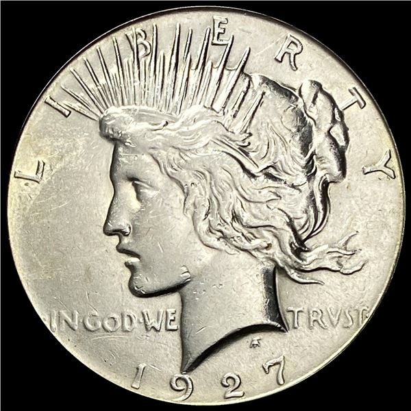 CLOSELY UNCIRCULATED 1927-D Silver Peace Dollar