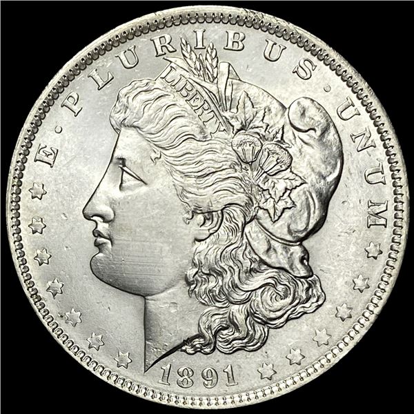 UNCIRCULATED 1891 Morgan Silver Dollar