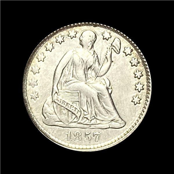 UNCIRCULATED 1857 Seated Liberty Silver Half Dime