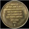 Image 2 : UNCIRCULATED 1979 14kt Gold America's First Lunar Landing Medal