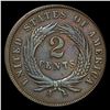 Image 1 : CLOSELY UNCIRCULATED 1868 Bronze Two-Cent Piece