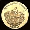 Image 1 : NICELY CIRCULATED 1979 14kt Gold Medal "First Landing on Mars" Viking I