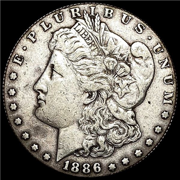 NEARLY UNCIRCULATED 1886 Silver Morgan Dollar