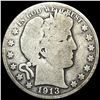 Image 1 : NICELY CIRCULATED 1913 Barber Half Dollar