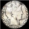 Image 1 : NICELY CIRCULATED 1914-D Silver Barber Half Dollar