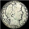 Image 1 : NICELY CIRCULATED 1915 Barber Half Dollar