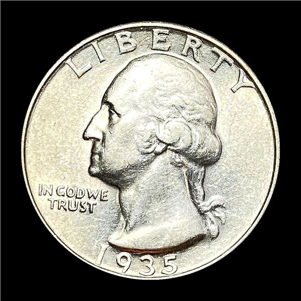 CLOSELY UNCIRCULATED 1935 Silver Washington Quarter