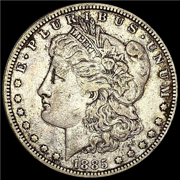 LIGHTLY CIRCULATED 1885-S Silver Morgan Dollar