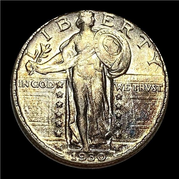 CLOSELY UNCIRCULATED 1930 Standing Liberty Silver Quarter