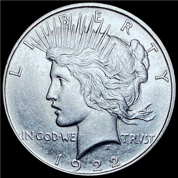 GEM BU 1922 Silver Peace Dollar