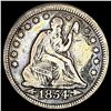 Image 1 : LIGHTLY CIRCULATED 1854 Arrows Seated Liberty Silver Quarter