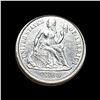 Image 1 : CLOSELY UNCIRCULATED 1869 Seated Liberty Dime