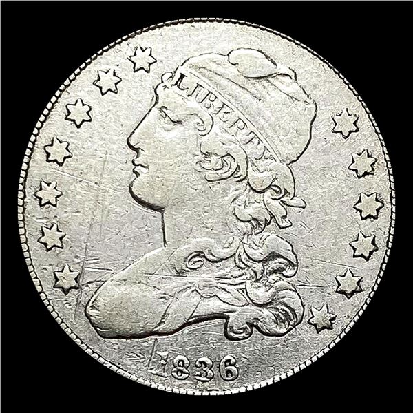LIGHTLY CIRCULATED 1836 Capped Bust Silver Quarter