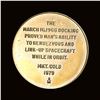 Image 2 : UNCIRCULATED 1979 14kt Gold Gemini 8 First Space Docking Medal