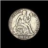 Image 1 : LIGHTLY CIRCULATED 1886 Seated Liberty Dime