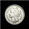 Image 1 : CLOSELY UNCIRCULATED 1868 Nickel Three-Cent Piece