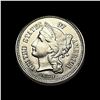 Image 1 : UNCIRCULATED 1870 Nickel Three-Cent Piece