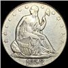 NEARLY UNCIRCULATED 1858 Seated Liberty Half Dollar