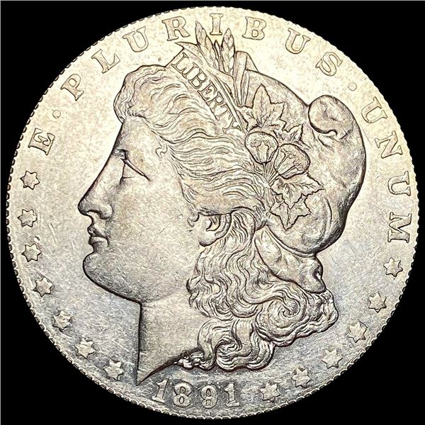 CLOSELY UNCIRCULATED 1891-O Silver Morgan Dollar