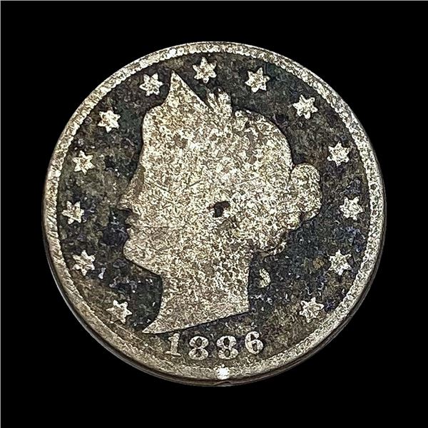 NICELY CIRCULATED 1886 Liberty Head Nickel