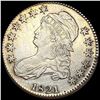 Image 1 : CLOSELY UNCIRCULATED 1821 Capped Bust Half Dollar