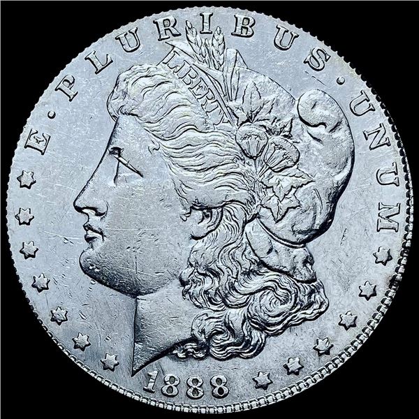 CHOICE AU 1888-S Silver Morgan Dollar