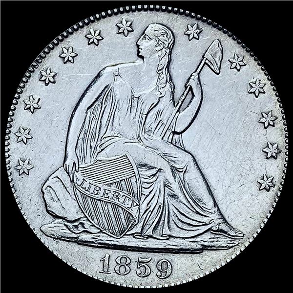 CHOICE AU 1859-O Silver Half Dollar