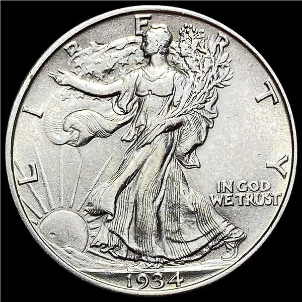UNCIRCULATED 1934 Silver Half Dollar (Walking Liberty)