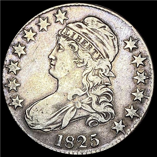 LIGHTLY CIRCULATED 1825 Capped Bust Half Dollar
