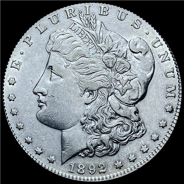 CHOICE AU 1892 Silver Morgan Dollar
