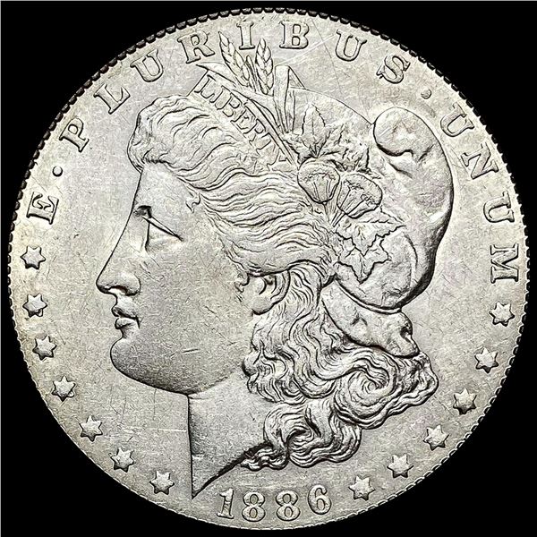 CLOSELY UNCIRCULATED 1886-O Silver Morgan Dollar