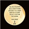 Image 2 : UNCIRCULATED 1979 14kt Gold Apollo 11 Commemorative Medal