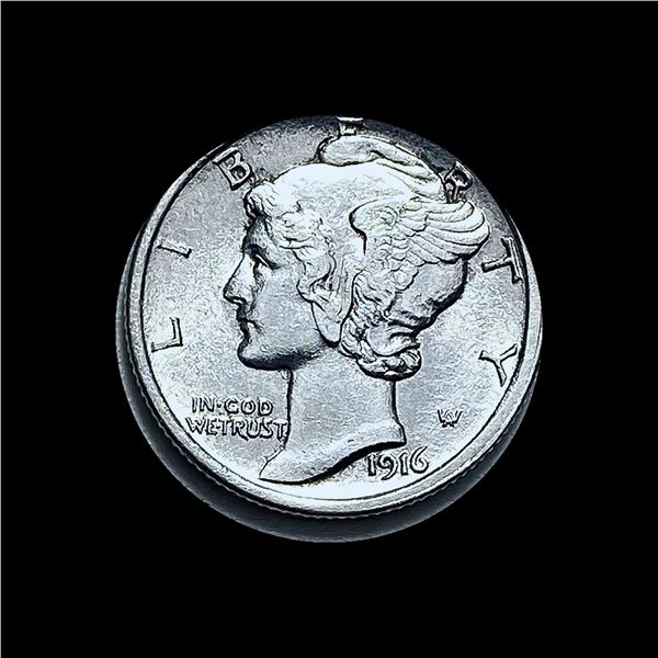 CHOICE BU 1916 Mercury Dime