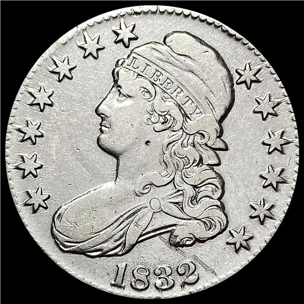 CLOSELY UNCIRCULATED 1832 Capped Bust Half Dollar