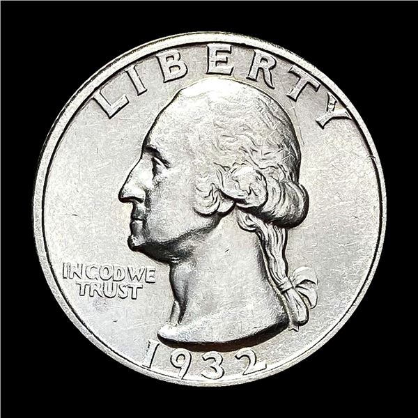 CLOSELY UNCIRCULATED 1932 Silver Washington Quarter