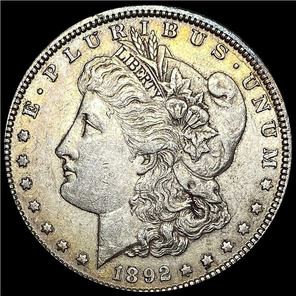 CLOSELY UNCIRCULATED 1892 Silver Morgan Dollar