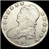 Image 1 : CLOSELY UNCIRCULATED 1825 Silver Capped Bust Half Dollar